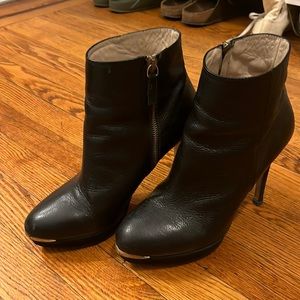 Reiss - Black Platform Stiletto Booties